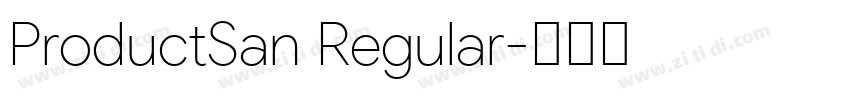 ProductSan Regular字体转换